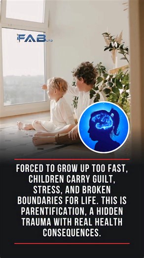 Children forced into adult roles too early, a phenomenon known as parentification, suffer more than just emotional strain, science shows it rewires their brains, programs chronic stress, and scars their bodies for life. These children are expected to carry responsibilities and emotional burdens far beyond their developmental capacity, often due to parental emotional unavailability, illness, or neglect. The consequences are brutal and measurable: lifelong difficulty setting boundaries, chronic gu