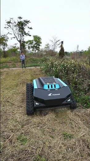 GPS Lawn Mower in Real Use | Koham Robot Handles Slopes & Obstacles