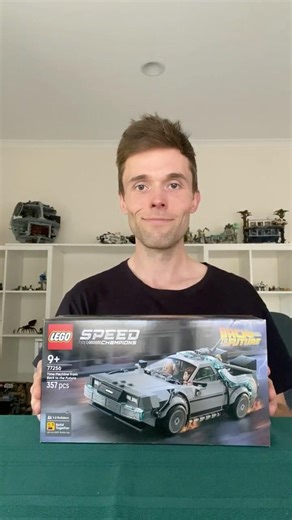 LEGO DeLorean Time Machine #backtothefuture #mcfly #docbrown