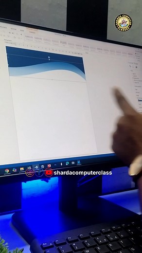 4.7K views · 51 reactions | MS Word Me Letterhead Kaise Banaye ✨ | Creative Letterhead Design in MS Word . . . . . #reels #viral #photo #computer #msword #tutorial Aniket Kumar | Aniket Kumar | Facebook