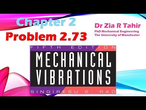 Mechanical Vibrations SS Rao Problem 2.73