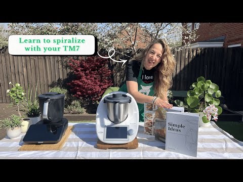 All the different modes of the Thermomix TM7 : Spiralizing