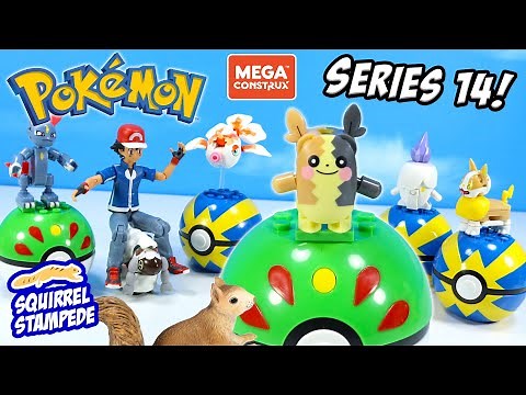 Pokemon MEGA CONSTRUX Series 14 Morpeko Yamper Wooloo Review