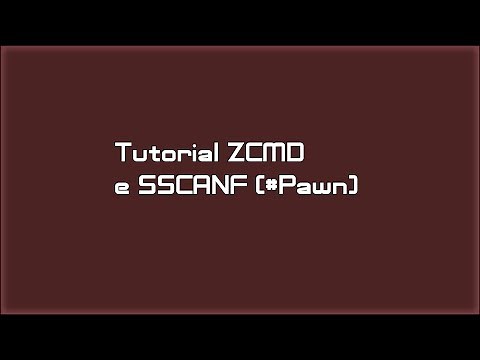 TUTORIAL - Pawn ZCMD e SSCANF (Explicado)