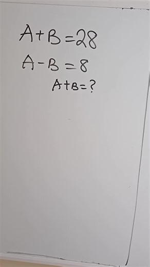 Simultaneous Equations #mathteacher #mathstudents #simultaneousequations