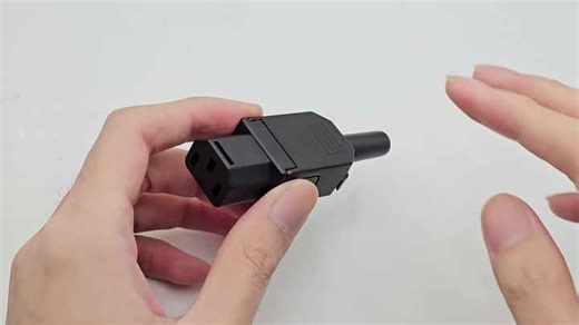 C13 IEC Adapter Power Socket Connectors Female Plug Wire Cable Connector 3 Pins Panel Mount Terminals