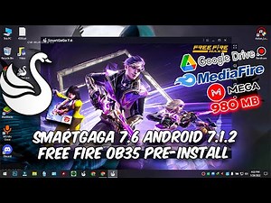 SmartGaGa 7.6 Android 7.1.2 Free Fire Max OB35 PRE-INSTALL | Best Version For FF Max On Low End PC 🔥