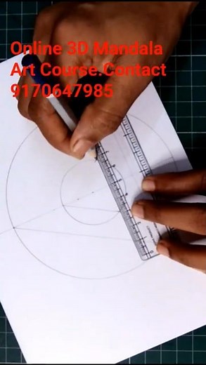 How to draw infinite triangle #infinitetriangle