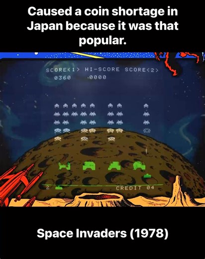 Space Invaders – The music sped up as you played, making it one of the first games with dynamic difficulty. #spaceinvaders #retrogaming #arcade #nostalgia | Classic Replay