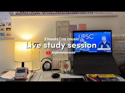 Study with me | CSAT by Rishab sir PW | Live Session 📚