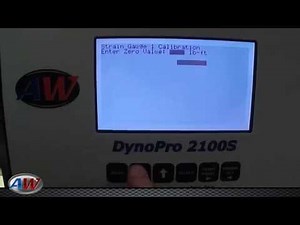 SQUARE ver(1.0.0.8 - 1.3.2.7) AW Dynamometer calibration procedure