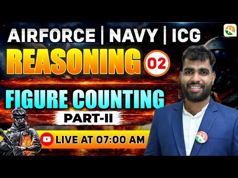 Figure Counting -2 | Airforce, Navy | Airforce Reasoning Classes | Reasoning