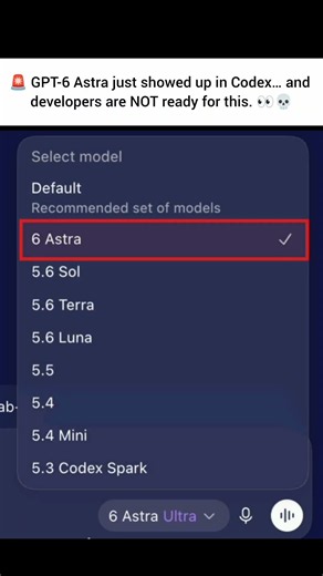 🚨 GPT-6 Astra Just Appeared in Codex?! Developers Are NOT Ready 😳💀#developer #coding #gpt6 #astra