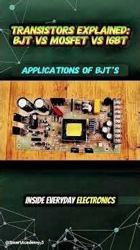 TANSISTOR BJT vs MOSFET vs IGBT – Which Transistor is Better? ⚡