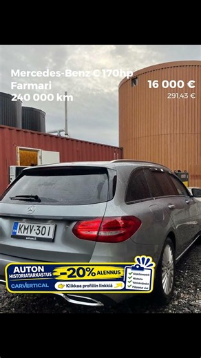 ✨ Mercedes-Benz C 170hp Farmari — Oulu