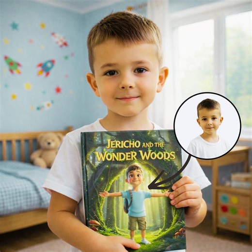 Custom Kids Storybook With Name and Photo, Personalized Adventure Book, Birthday Gift for Children - Etsy