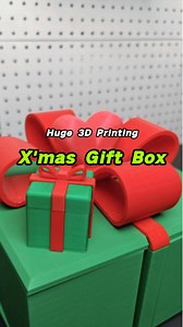 8.5K views · 32 reactions | Christmas Gift Box is now available in an impressive large size, printed on K2 Plus Combo! 350x350x350mm build volume #3Dprinter K2 Plus Combo  to.store.creality.com/sns-k2-plus Box Designer: Largest: K2 Plus Version – Creality 2nd Largest: Whale3DStudio Smallest: SomebodyPrint #creality #3dprinting #giftbox #christmas2024 #xmas #christmasgift | Creality | Facebook