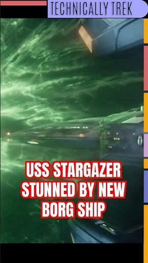 USS Stargazer encounters new Borg vessel