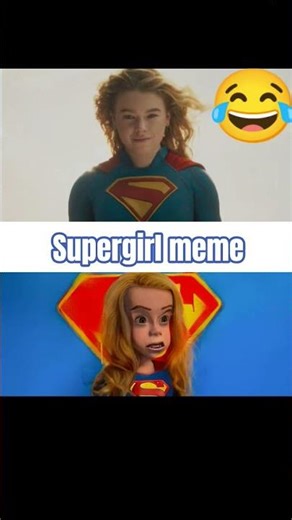 Supergirl meme. IMPOSIBLE #memes #shorts #SUPERGIRL #supergirlwomanoftomorrow #jokes #funny