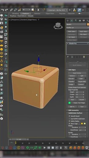 ليه تستخدم Chamfer Modifier بدل الـ Chamfer العادي؟ 🤔