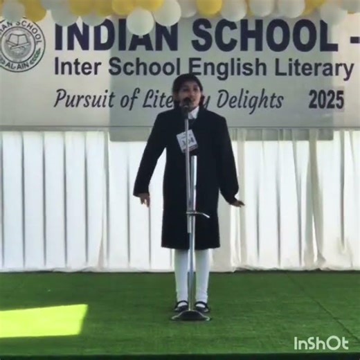 INTER SCHOOL POEM RECITATION COMPETITION 2025 RECIEVED 2ND PRIZE