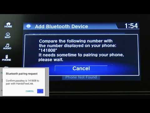 HOW TO - 2017 Honda CRV - Pairing with Android