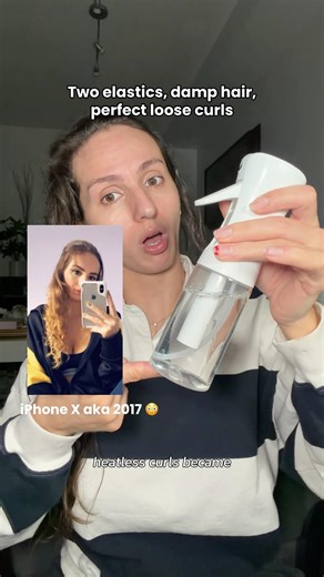 the heatless curl method most people have never heard of #heatlesscurls #hairtutorial #hairtok