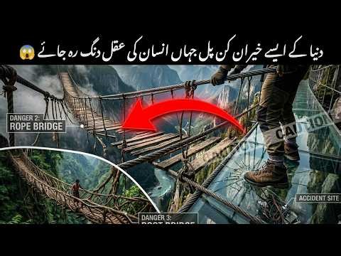 Engineering Marvels or Death Traps? The World's Scariest Bridges 😱