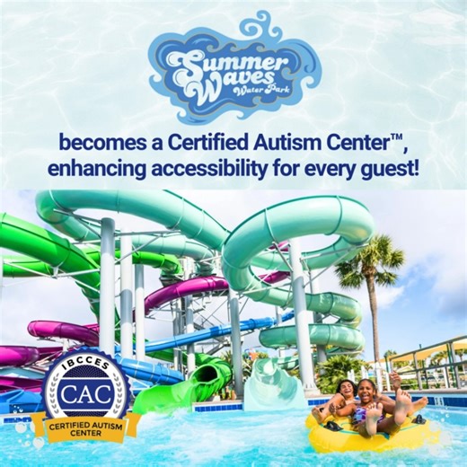 🌊 Making waves for inclusion in Georgia! 💦 IBCCES is excited to announce that Summer Waves Water Park is officially a Certified Autism Center™ (CAC)! 🏖️✨ With over 80% of staff completing autism-specific training, guests can look forward to a more supportive and inclusive experience for all ages and abilities. As part of the certification process, IBCCES conducted an onsite review of the waterpark to create sensory guides and provide tailored recommendations to enhance accessibility. From a c
