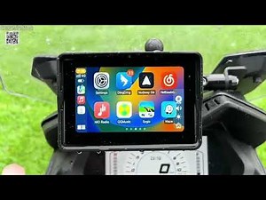 JIUYIN 8.1'' motorcycle multimedia player CarPlay Android Auto Review Aliexpress