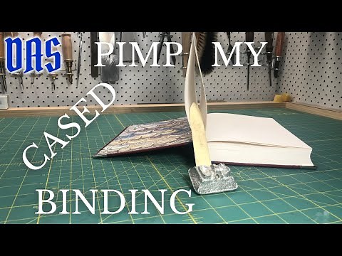 Flexible Made Sewn-On Endpaper // Adventures in Bookbinding