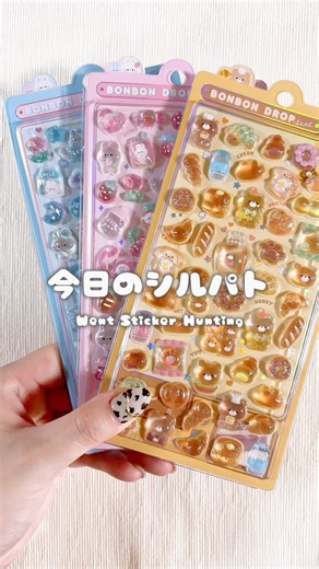 【シルパト】新作にかわいいバインダーに今回も豊作でした！ #シール #ボンボンドロップシール #シルパト #セリア #キャンドゥ #サンキューマート