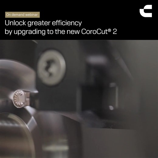 Struggling with parting and grooving performance? Learn how manufacturers are overcoming tool life, stability, and cost challenges with smarter techniques—and how CoroCut® 2 plays a key role in boosting reliability on modern machines. ✅ Real-world applications and proven results ✅ Tips to improve process security and reduce cost per part ✅ Available to stream anytime—your schedule, your pace 👉 Watch the session now and optimise your parting and grooving operations: https://shorturl.at/BPR2s #Sa