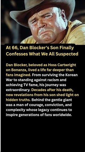 At 66, Dan Blocker's Son Finally Confesses What We All Suspected #shorts