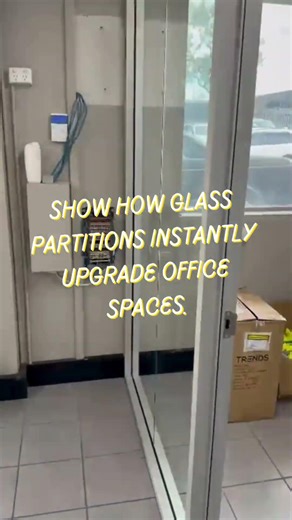 ✨ Modern Glass Partitions That Transform Your Space