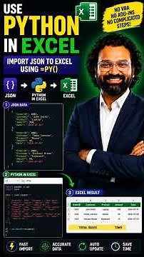 Excel Python Tutorial | Import JSON Data #shorts