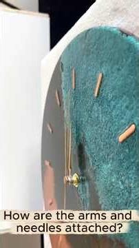 How are watch hands and fingers attached? #handmade #homedecor #copperempire