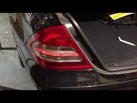 How to remove Mercedes C Class W203 Rear Lights