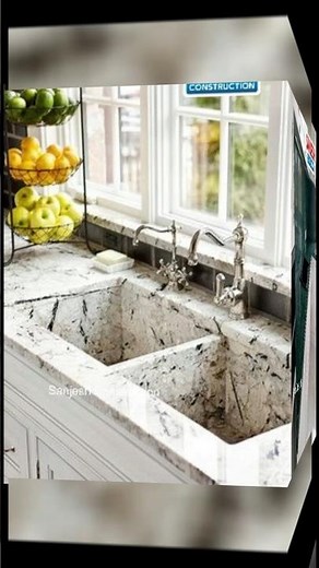 Undermount Granite Sink Design Idea | @SanjeshConstruction