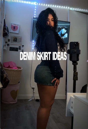 Denim Skirt Outfit Inspirations