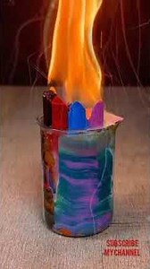 😱Red Hot Ball vs Crayons – Rainbow Melt Explosion!Extreme Heat Melts Crayons Into Liquid Rainbow!🔥
