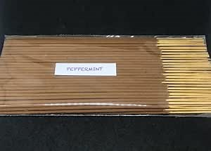 Peppermint Incense Sticks (100 Sticks) - 100% Natural Incense Sticks - Christmas Incense Sticks - Traditional Indian Incense (No Damaged Sticks Hand Sorted Packet)
