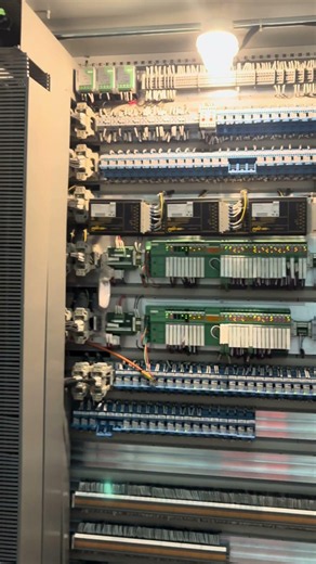 What does inside a 400kV substation control panel look like?