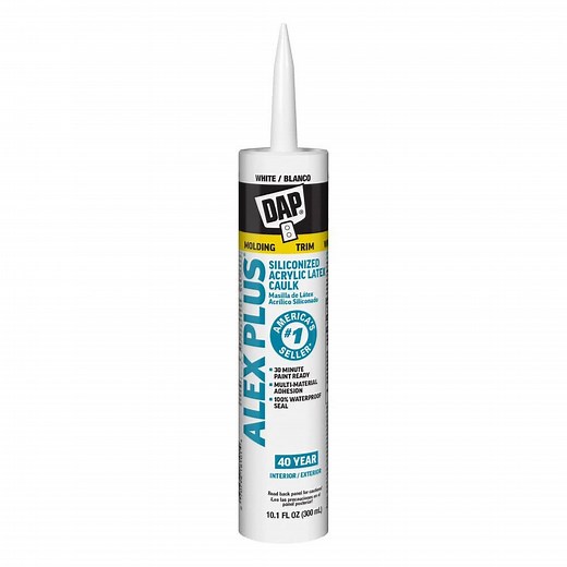 Reviews for DAP Alex Plus 10.1 oz. White Acrylic Latex Caulk Plus Silicone | Pg 1 - The Home Depot