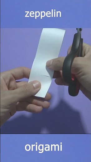 How to make a Zeppelin or airship, spinner plane #airplane #origami #shorts #diy