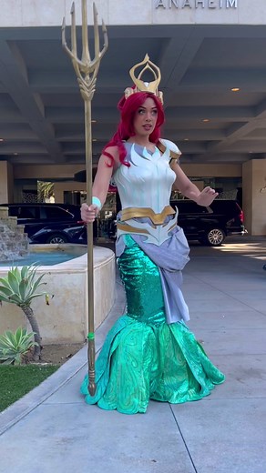 Wondercon 2023 👑 #disneyprincess #cosplay #wondercon #princessjasmine #ariel #kidaatlantis