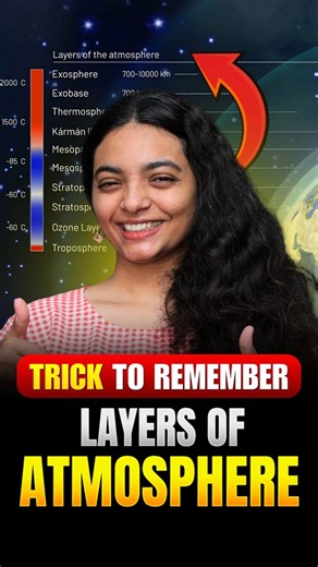 Trick To Remember Layers of Atmosphere | Layers of Atmosphere Tricks #gk #gkshorts #gktricks