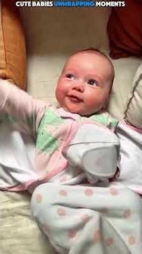 Cute Baby Unwrapping Moments 🥰