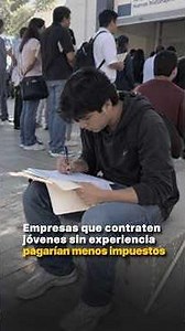 Companies that hire inexperienced youth would pay lower taxes