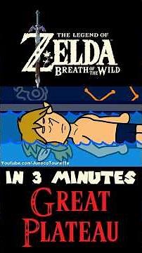 Zelda Animated SPEEDRUN🛡️🗡️ - BREATH OF THE WILD #shorts #animation #zelda